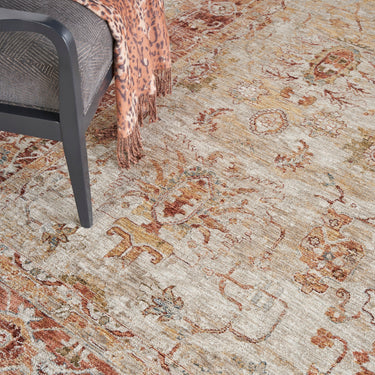 Nourison Sahar Elegance SHR02 Ivory Persian Traditional Vintage Floral Rug