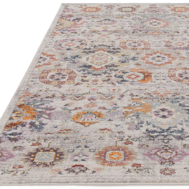 Flores Mina FR02 Traditional Floral Vintage Rug in Multi