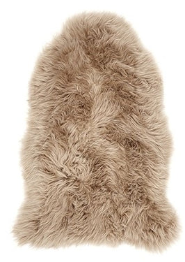 Origins Genuine Animal Fur Soft Mink Wool Sheepskin Shaggy Textured Rug