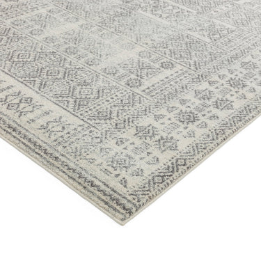 Nova NV33 Tribal Traditional Scandi Boho Berber Style Grey Rug