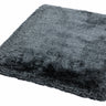 Plush Plain Shaggy High Pile Thick Silky Fluffy Soft Hand Woven Slate Grey Rug - Small 70x140 cm (2'3"x4'7")