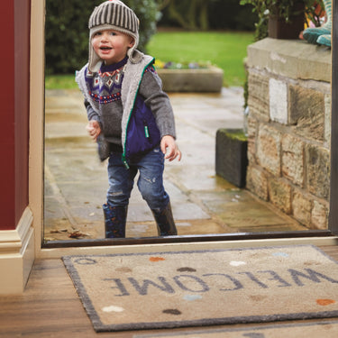 Hug Rug Floor Mat Home Garden Printed Welcome Hearts Door Mat