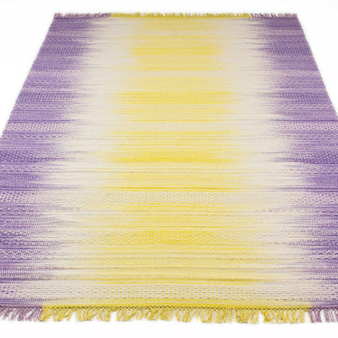 Fusion Knitted Bright Wool Traditional Geometric Textured Rug 200x290 cm