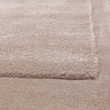 Asiatic London Rise Soft Silky Shiny Sand Beige Hand-Carved Wool Viscose Cotton Rug