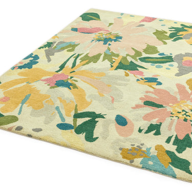 Reef Floral RF10 Hand Tufted Rug in Pink Multi