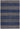 Ives Hand Woven Chenille Flatweave Natural Waves Heringbone Rug in Navy Blue