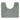 Origins Buddy Green Washable Non-Slip Polypropylene Shaggy Bath Mat