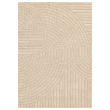 Hague Modern Hand Made Wool Rug in Sand