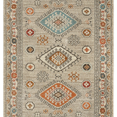 Cashmere 5567 Grey Oriental Traditional Floral Kilim Hallway Runner Rug