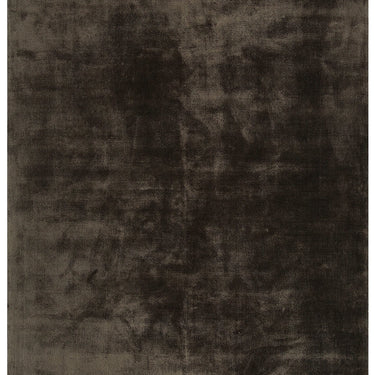 Katherine Carnaby Chrome Hand Made Rug Modern Plain Viscose Silky Shiny Luxurious Charcoal Grey Rug