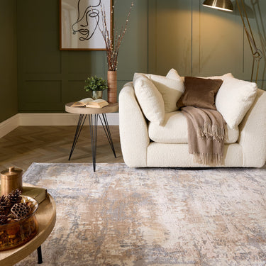 Origins Cosimo Distressed Hand Carved Blue/Grey Rug