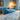 Asiatic London Astral AS04 Blue Shiny Acrylic Cotton Abstract Textured Hallway Runner Rug 80x150 cm