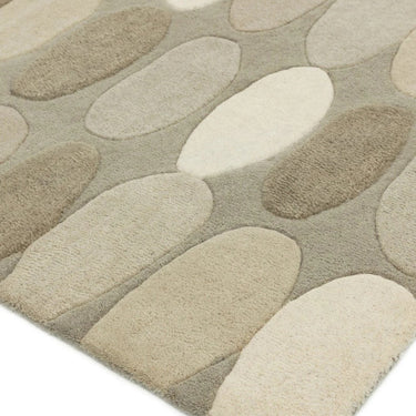 Matrix MAX31 Sofia Pebble Design Wool Modern Hand Tufted Natural  Rug in Large Size 160 x 230 cm