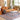 Colin Navy Blue Pink Washable Cotton Chenille Oriental Hallway Runner Rug - X-Large 200x275 cm (6'7"x9')