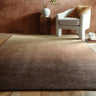 Eco-Washable Ombre Brown Non-Slip Modern Rug - Medium 120x185 cm (4'x6'2")