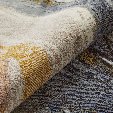 Consept Looms Amara AMA102 Onyx Granite Stone Patterns Midnight Handmade Jute Abstract Rug