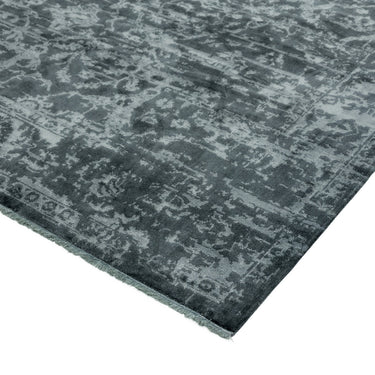 Asiatic London Zehraya ZE07 Charcoal Grey Washable Persian Traditional Vintage Rug
