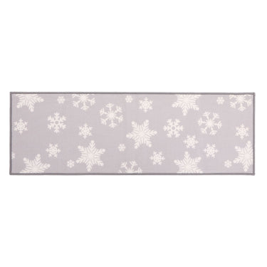 Floormatters Let it Snow Mat & Runner Set in Grey