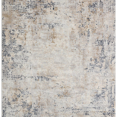 Pollo 106 Modern Abstract Silver Grey Rug Runner by Consept Looms
