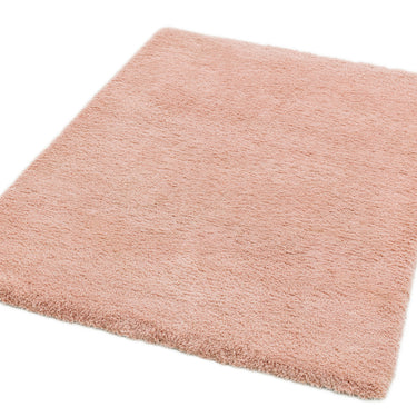 Lulu Soft Touch Plain Shaggy Rug in Pink