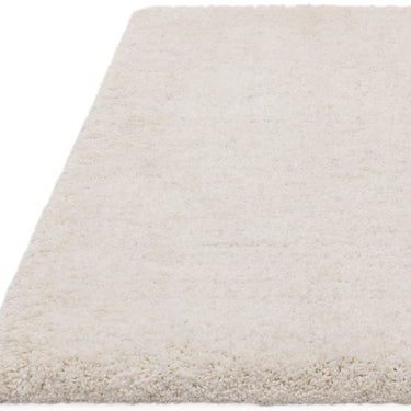 Barnaby Shaggy High Pile Thick Sumptuous Hand Woven Plain Plush Rug  in Off White