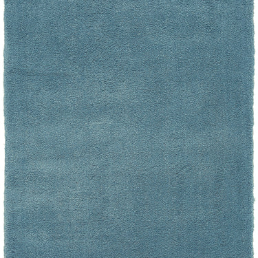 Lulu Soft Touch Plain Shaggy Rug in Duck Egg