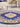 Origins Aubusson Shensi Traditional Wool Round, Hallway, Halfmoon Rug in Navy