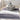 Calvin LDR01 CK031 Launder Ivory Black Washable Cotton Abstract Flatweave Rug - Medium 119x180 cm (3'11"x5'11")