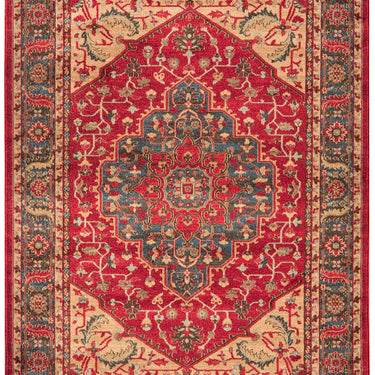 Windsor WIN08 Traditional Classic Persian Flatweave  Rug Hallway Runner in Rust Multi