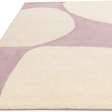 Asiatic London Canvas Pebble Tufted Purple Handmade Wool Abstract Geometric Rug