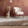 Asiatic London Mirage Blur Marbled Texture Terracotta Natural Polypropylene Abstract Textured Rug - Small 80x150 cm (2'6"x5')