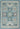 Ankara Vintage Traditional ANR17 Rug Runner Round in Light Blue Ivory