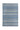 Origins Fine Stripes Hand Loom Woven Wool Rug Halway in Blue Beige