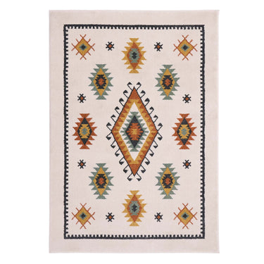 Origins Tribal Ethnic Izmir Cream Jute Polypropylene Persian Traditional Rug