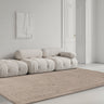 Asiatic London Valley Route Scandinavian 3D Pattern Ivory Charcoal Soft Rug - Medium 120x170 cm (4'x5'6")