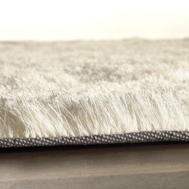 Origins Glamour/Shimmer Champagne Beige Soft Silky Shaggy Rug