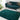 URCO Luxe Faux Fur Super Teal Shaggy Textured Plain Rug - X-Small 60x100 cm (2'x4')