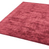 Chrome Hand Made Rug Modern Plain Viscose Silky Shiny Luxurious Claret Rug - Medium 120x180 cm (4'x6')