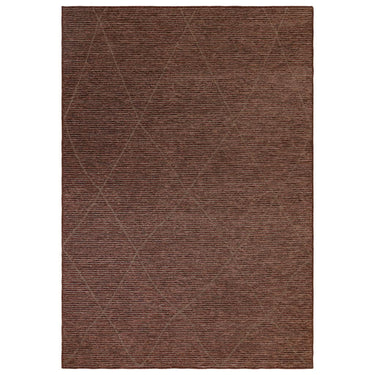 Mulberry Berber Rug Jute Chenille Modern Flatweave Non-Slip Rug