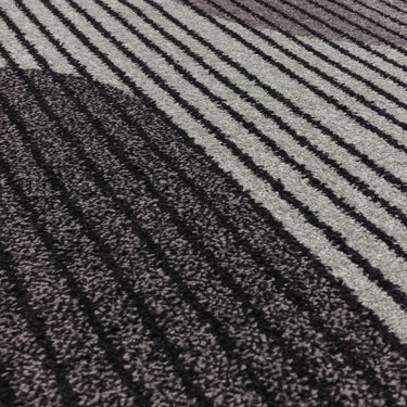 Muse Modern Retro Vintage Geometric Stripes Rug