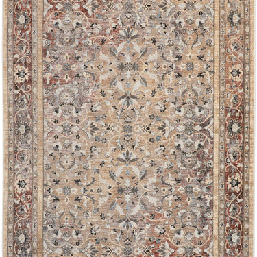 Consept Looms Legacy LEG03 Medallion Classic Beige Rust Cotton Persian Oriental Traditional Round Rug