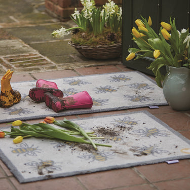 Hug Rug Floor Mat Home Garden Bee Door Mat