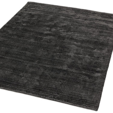 Linley Hand Woven Viscose Slate Plain Rug in 120 x 180  cm