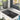My Black Rubber Curve Reversible Geometric Textured Checked Doormat 45x75 cm