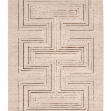 Calacatta Lines Natural Maze By Traditional Geometric Modern Rug