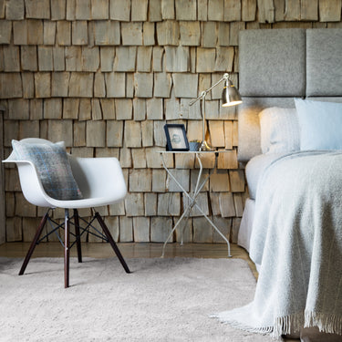 Lulu Soft Touch Plain Shaggy Rug in Silver Grey