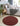 Origins My Red Washable Non-Slip Polypropylene Shaggy Rug - Round 100x100 cm (3'4"x3'4")