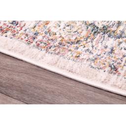 Nova 9207 Traditional Vintage Soft Rug Hallway Runner in Blue and Cream White