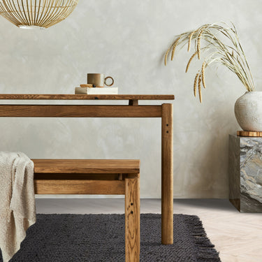 Grove Plain Flatweave Hand Woven Jute Rug in Charcoal Grey