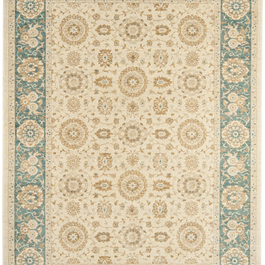 Asiatic London Chobi Beige Green Wool Cotton Persian Traditional Rug 130x190 cm